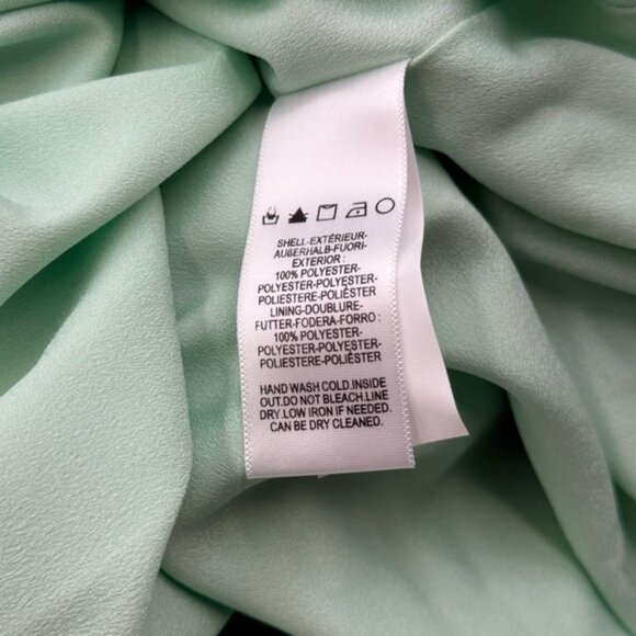 🆕 DRESS THE POPULATION 🧿 NWOT Lauren Floral Sequin Midi Dress, Sage - Sz L - Picture 15 of 15